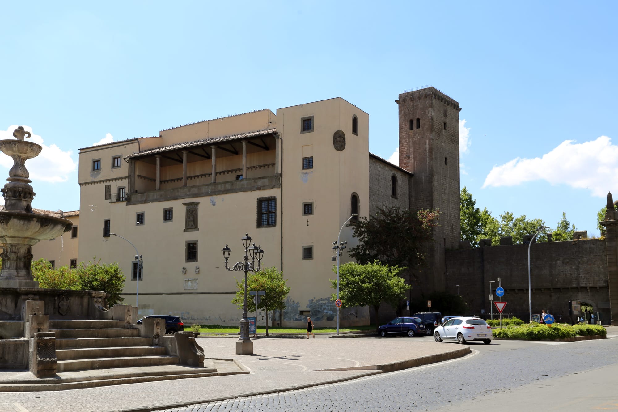 The Rocca Albornoz in Viterbo.