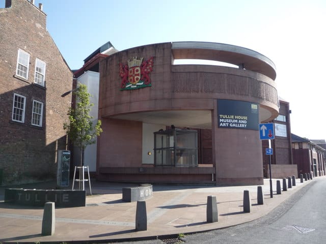 The exterior of Tullie House Museum in Carlisle